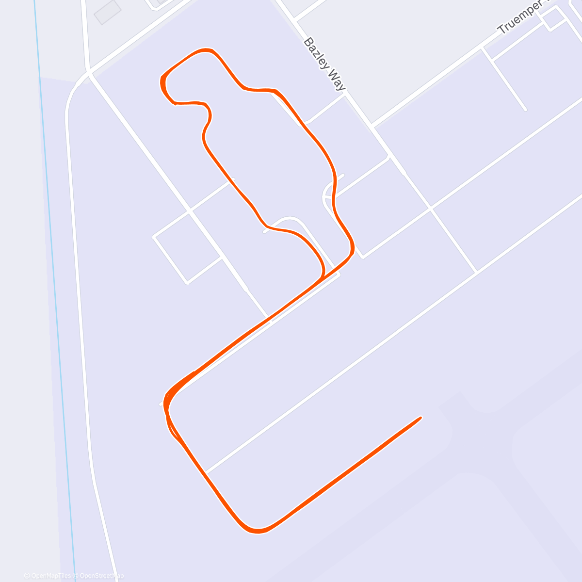 Map of the activity, 69% of goal️ completed! - Oura