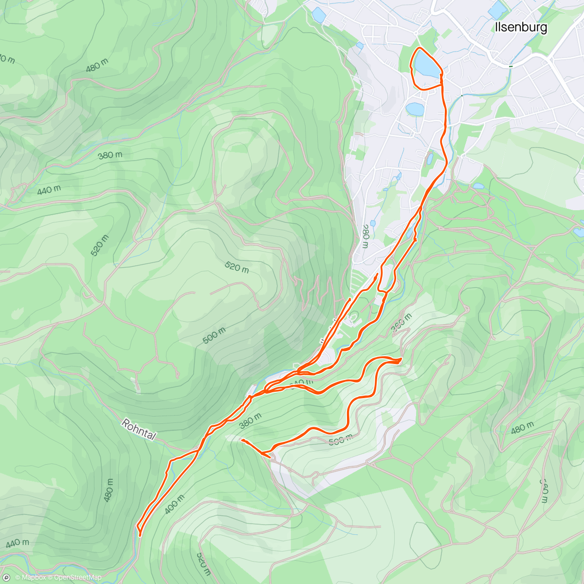 Map of the activity, Ilsenburg (Harz) wandern 🥾⛰️