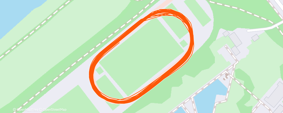 Map of the activity, 5 x 15” Legspeed