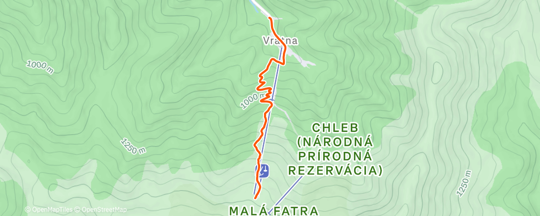 Карта физической активности (Lunch Hike)