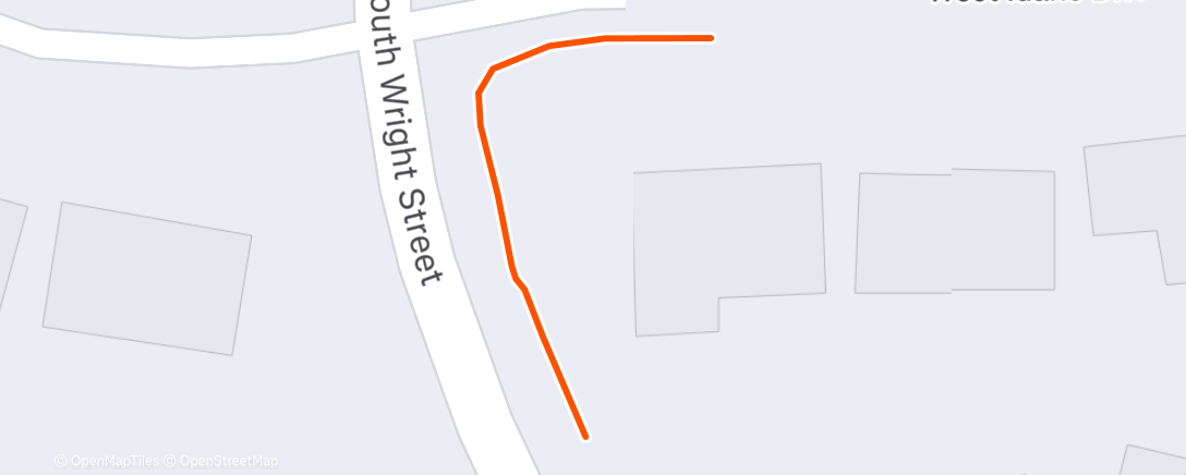 Map of the activity, Afternoon Walk