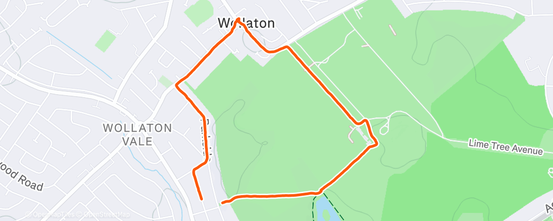 Map of the activity, Afternoon Ride