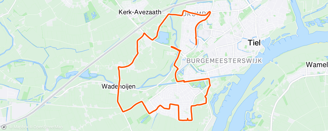 Map of the activity, Duurloop