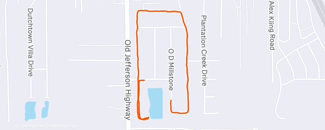 Map of the activity, Lunch Walk