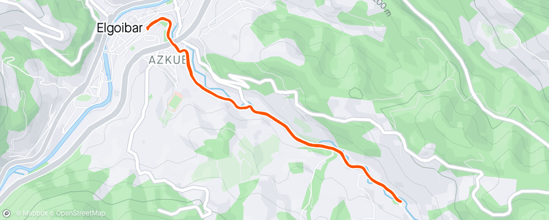 Mappa dell'attività Carrera de noche