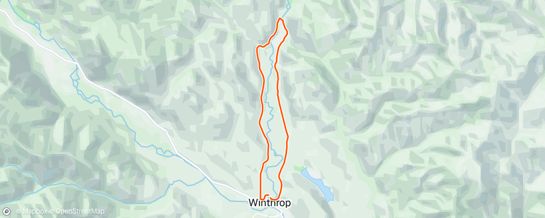 Map of the activity, Lunch Ride