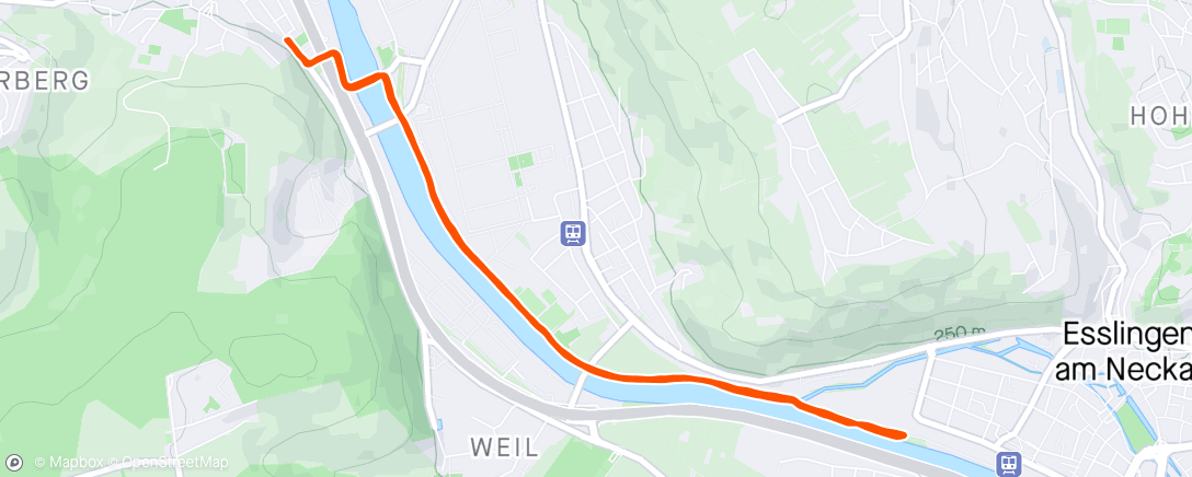 アクティビティ「Last run before Hamburg baby」の地図