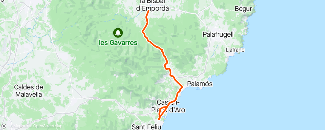 Map of the activity, Un mini Road gustoso!