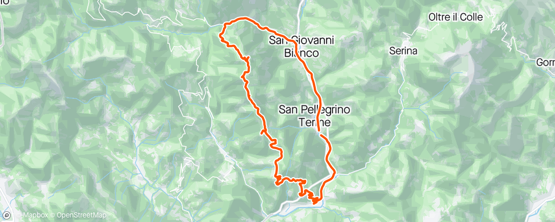 アクティビティ「Dorsale Brembana/Brembillese, discesa Orridi Val Taleggio」の地図