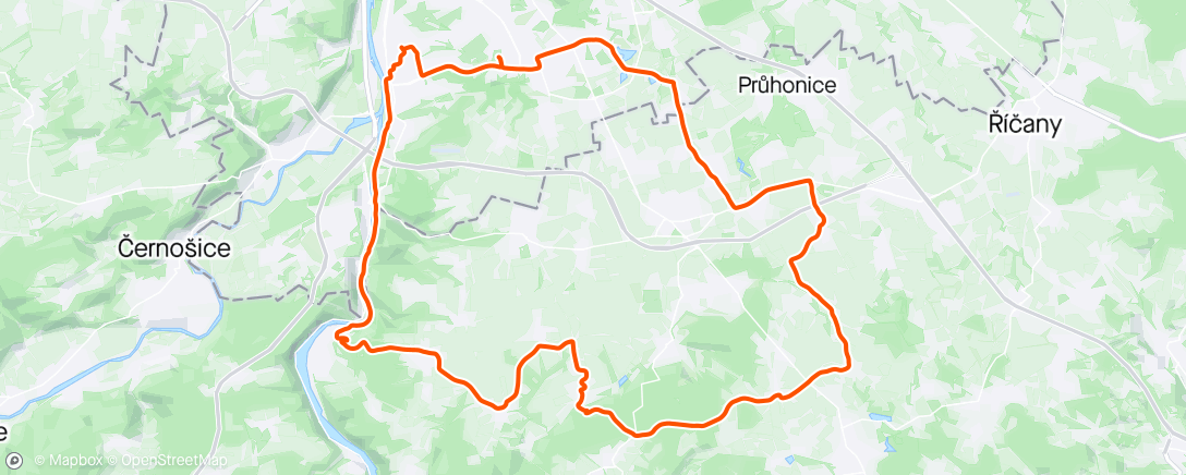 Map of the activity, Cykločtvrtek