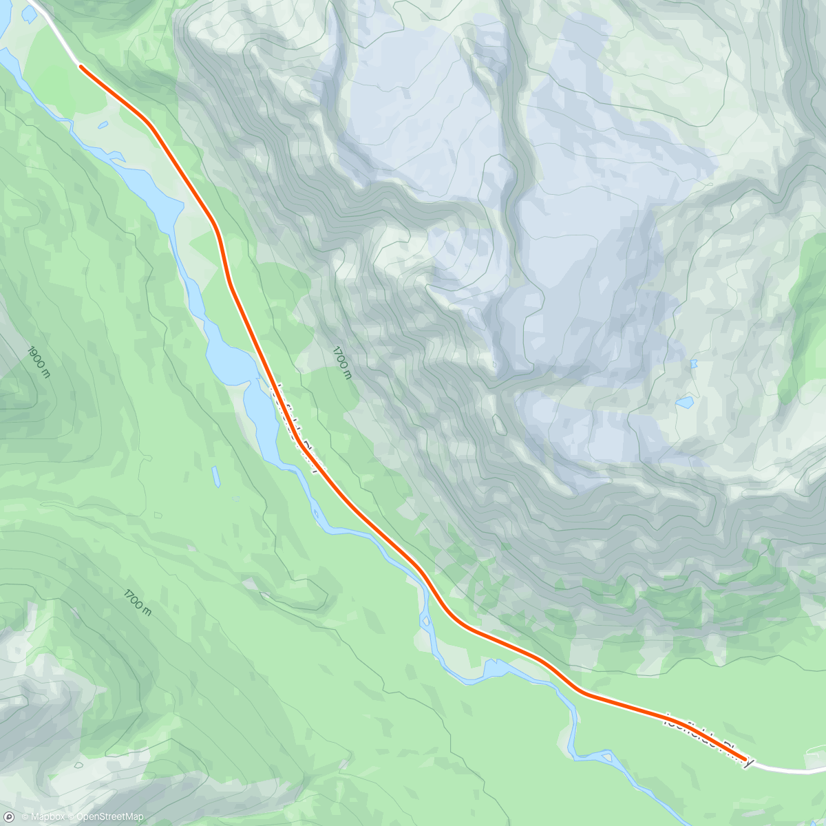 Mapa da atividade, ROUVY - Along the North Saskatchewan River | Canada