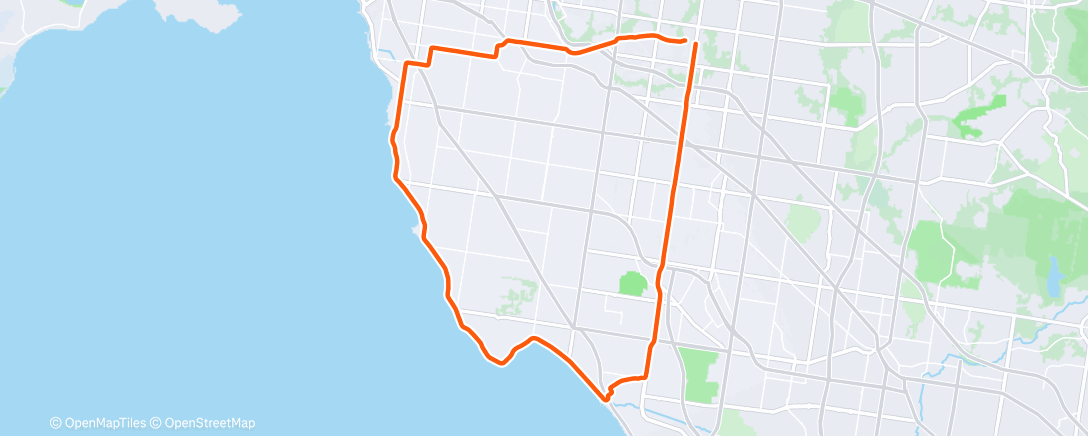 Map of the activity, Morning Ride