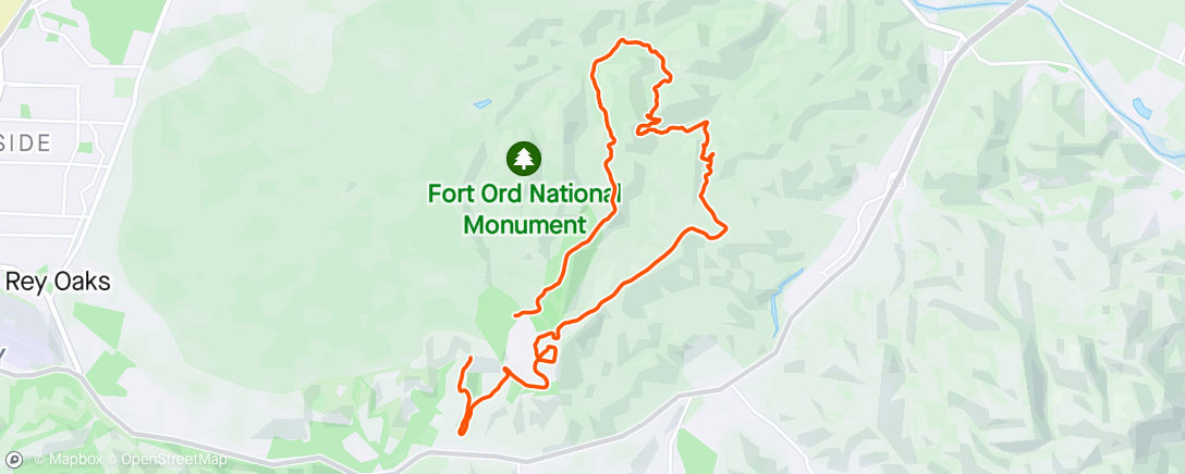 Map of the activity, 4/18/24 - SOC Enduro - 4th place, 50-59