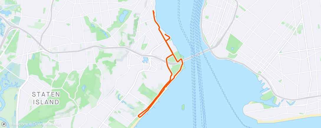 Map of the activity, Early morning ride to touch up parts of the route that needed.
