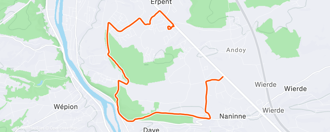 Map of the activity, Aller déposer la ID Buzz 😇🚐 et revenir en courant