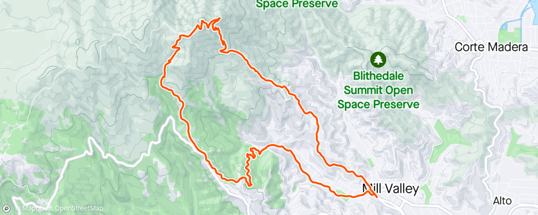 Map of the activity, Tam 🌅 + Cascade dip