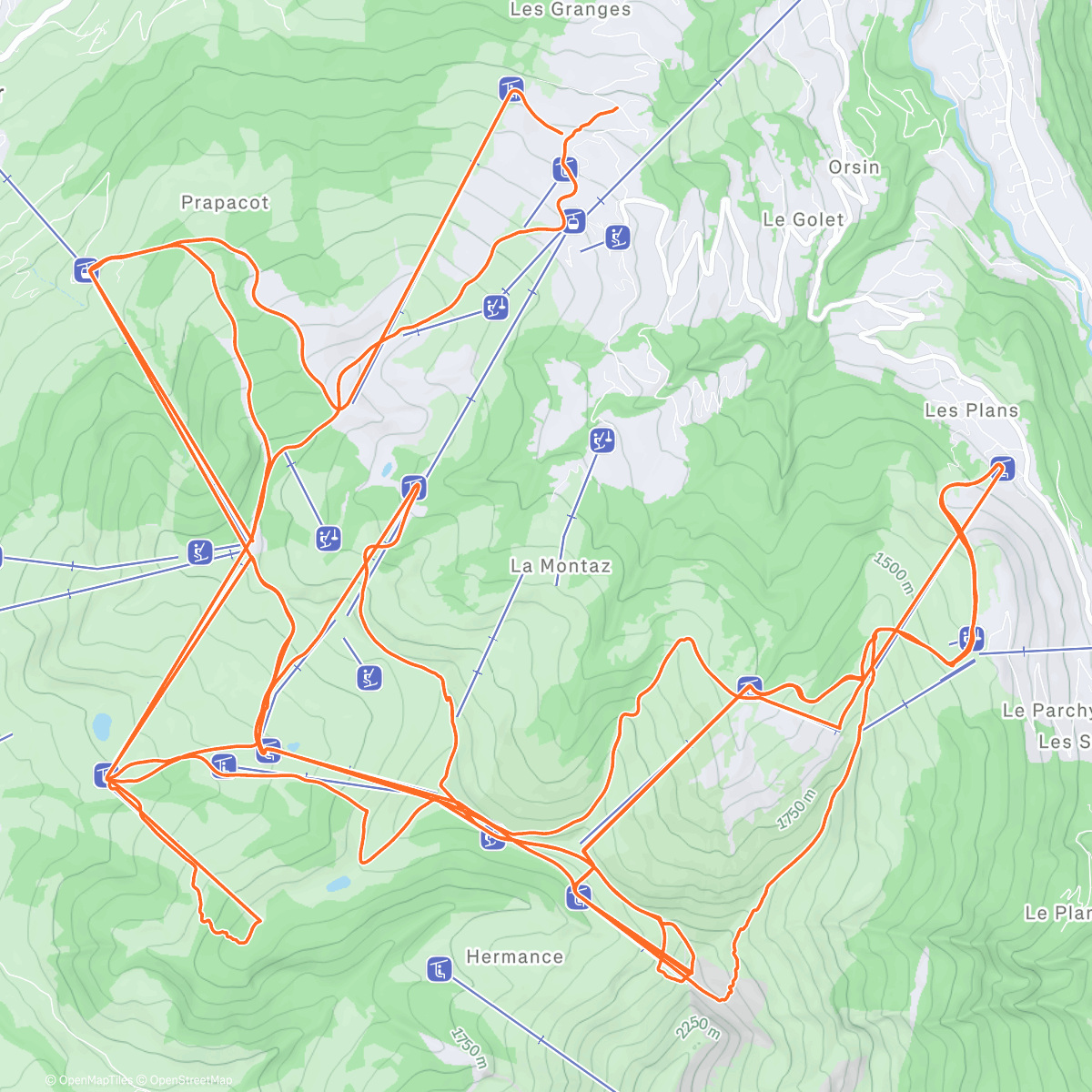 Map of the activity, Avec la mifa