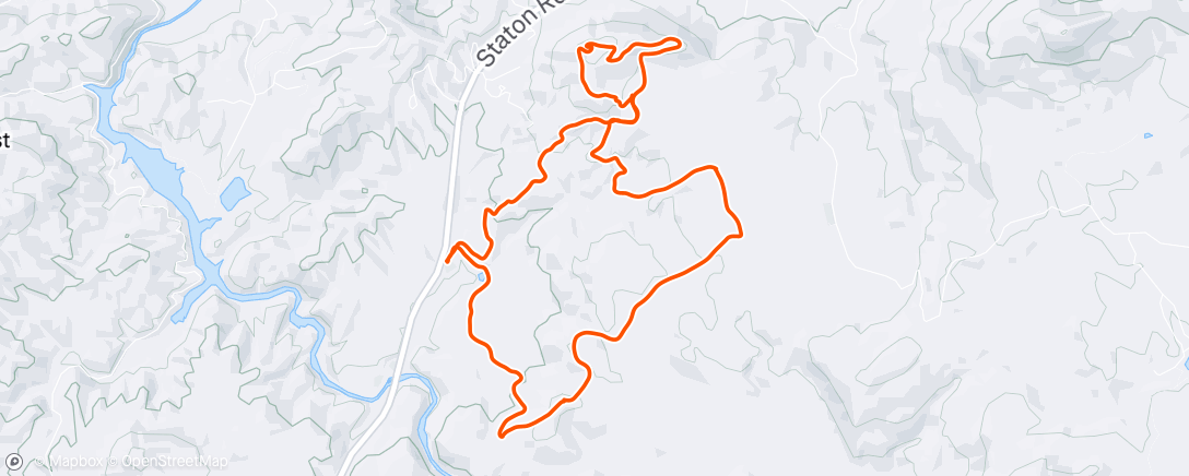Map of the activity, Ride with the dudes