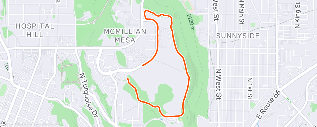 Map of the activity, Calling Crown Point