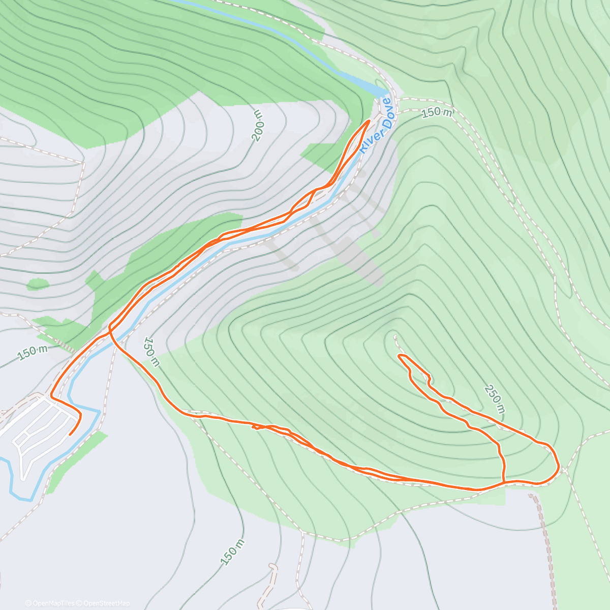Карта физической активности (Dovedale)