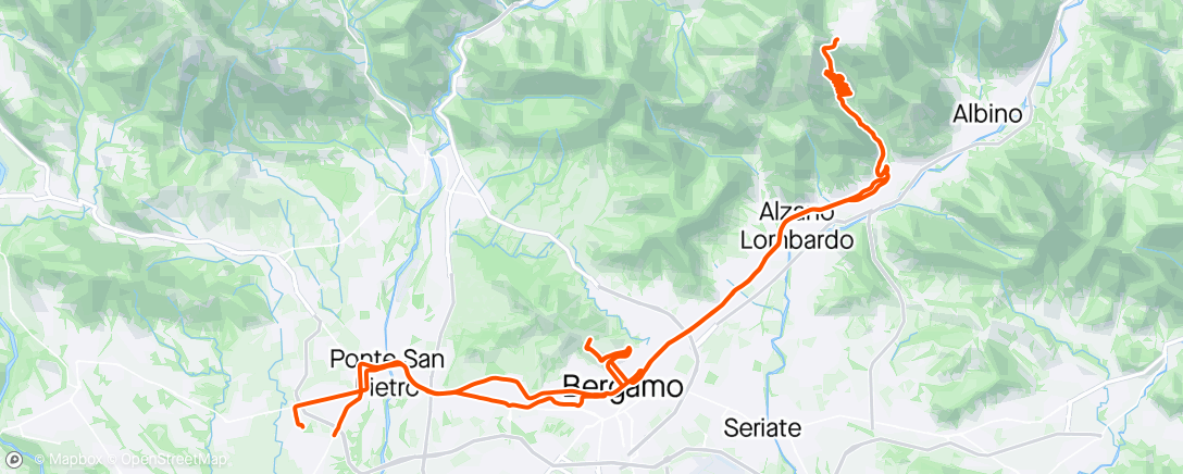 Map of the activity, Selvino - Città alta