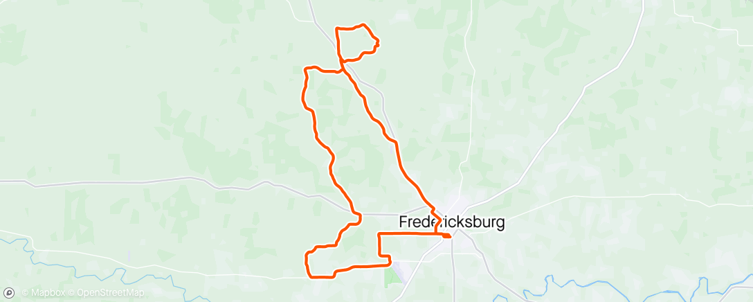 Mapa de la actividad, Hill Country Tour Fredericksburg day 3