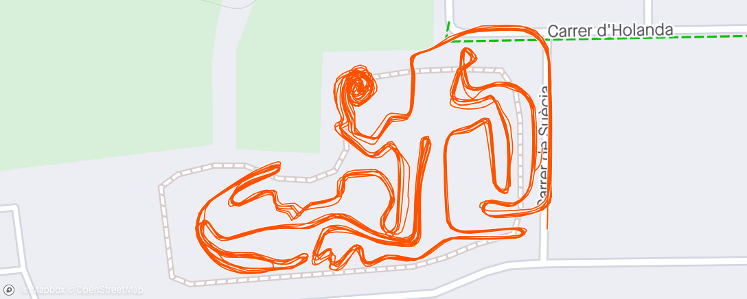 Mapa de la actividad (CX Les Franqueses del Vallès)