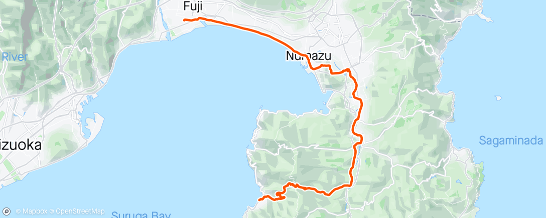 Map of the activity, Meets SHIZUOKA 東部 伊豆ステージ day2 + 新富士駅
