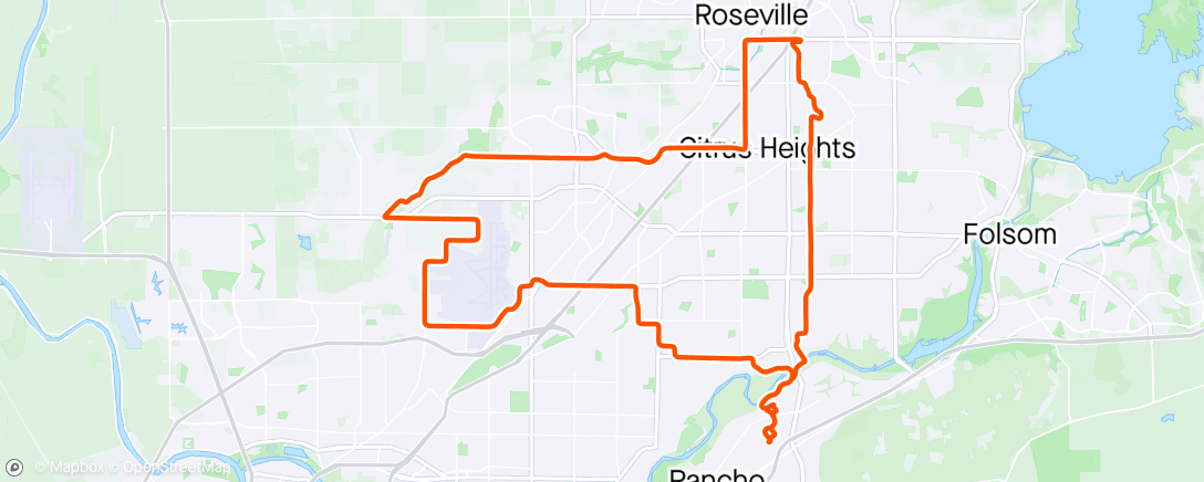 Map of the activity, Zone 2, exploration ride