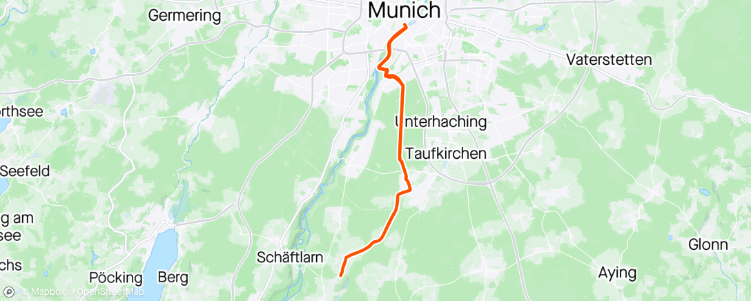 「Mittagsradfahrt」活動的地圖