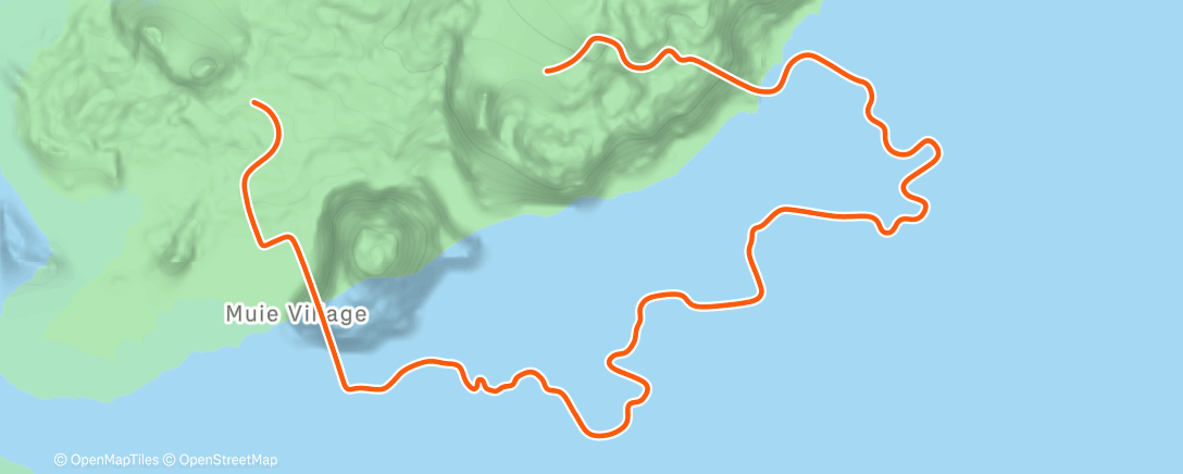 Map of the activity, Zwift - Group Ride: T-VGN Vitamin K Rubberband (E) on Big Flat 8 in Watopia