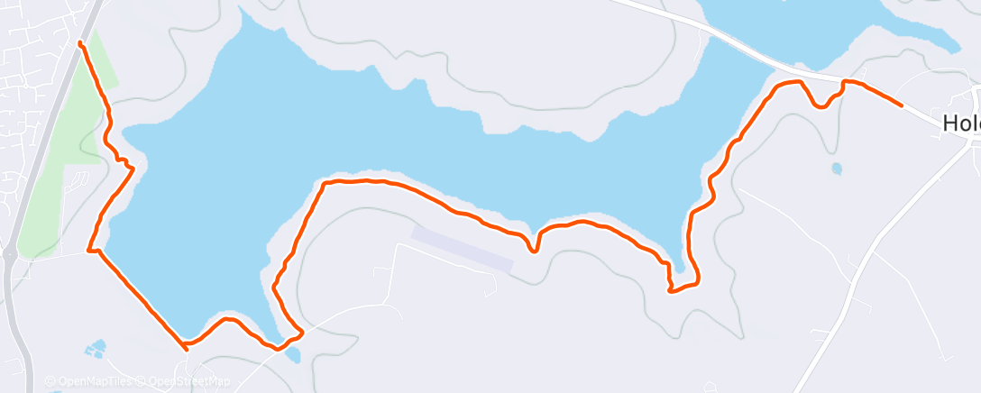 Карта физической активности (Afternoon Trail Run)