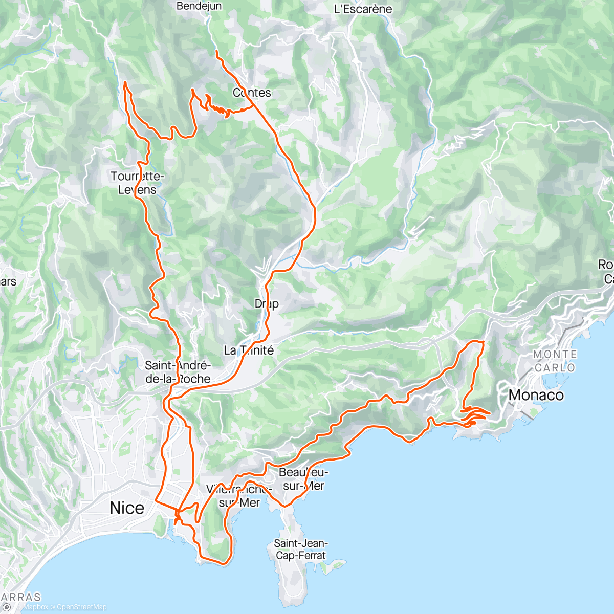 Map of the activity, Piekarnik Ride 😈🥵🏖️