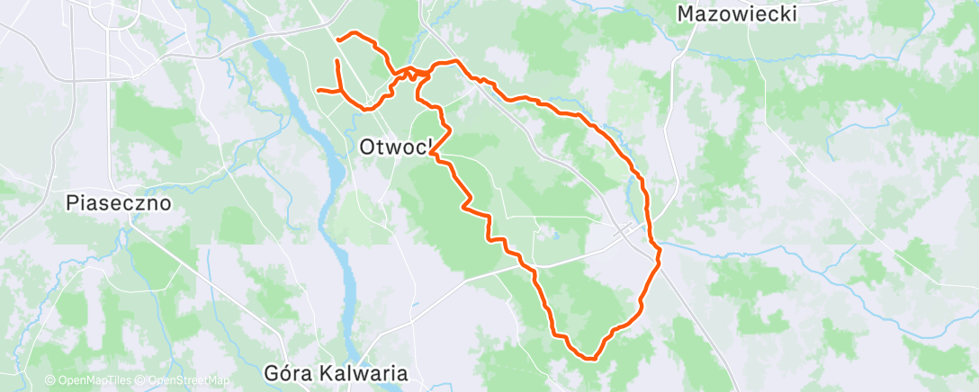 Map of the activity, Morning Ride