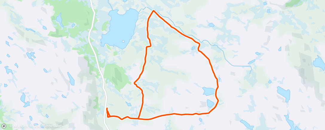 Map of the activity, Vasstulan Løytekjønn