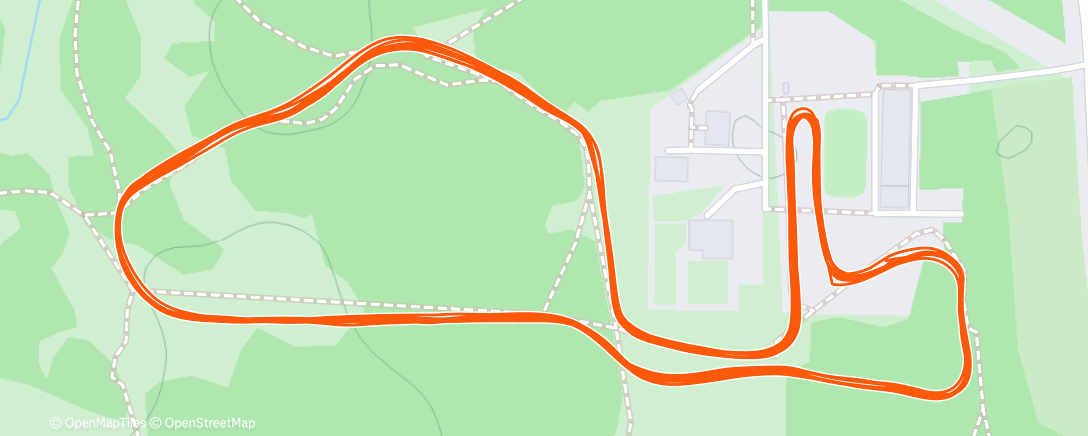 Map of the activity, Северный лыжный заезд (после обеда)
