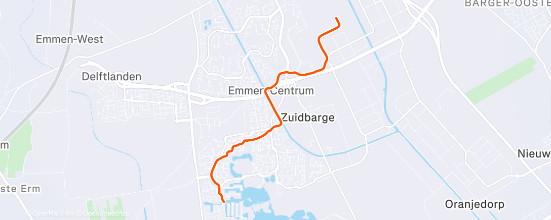 Map of the activity, Namiddagrit