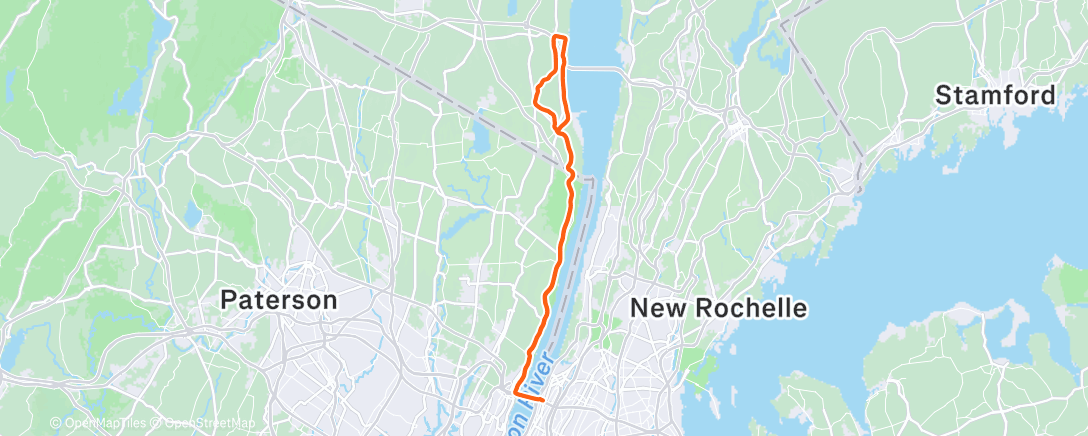 Map of the activity, Vuelta ciclista por la mañana