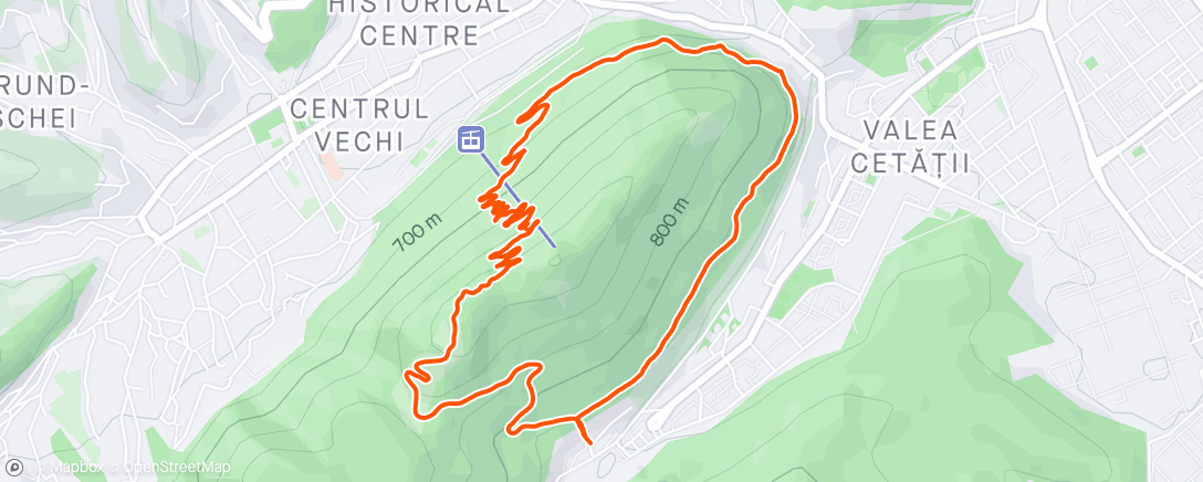 Map of the activity, Long time no uphill...pretty good also 🤌🦵⛰️
