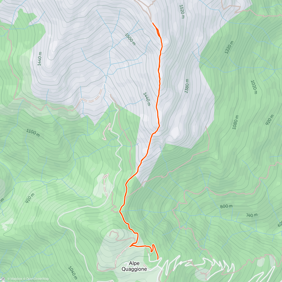 Mapa de la actividad (Morning Hike)