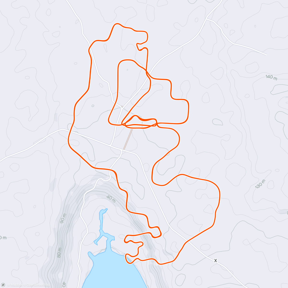 Map of the activity, Zwift - Group Ride: Team CLS High 'n' Low (B) on Sprinter's Playground in Makuri Islands