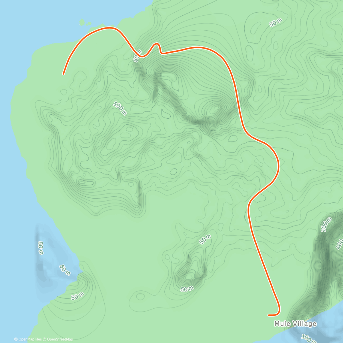Mapa de la actividad (Zwift - Flat Route in Watopia)