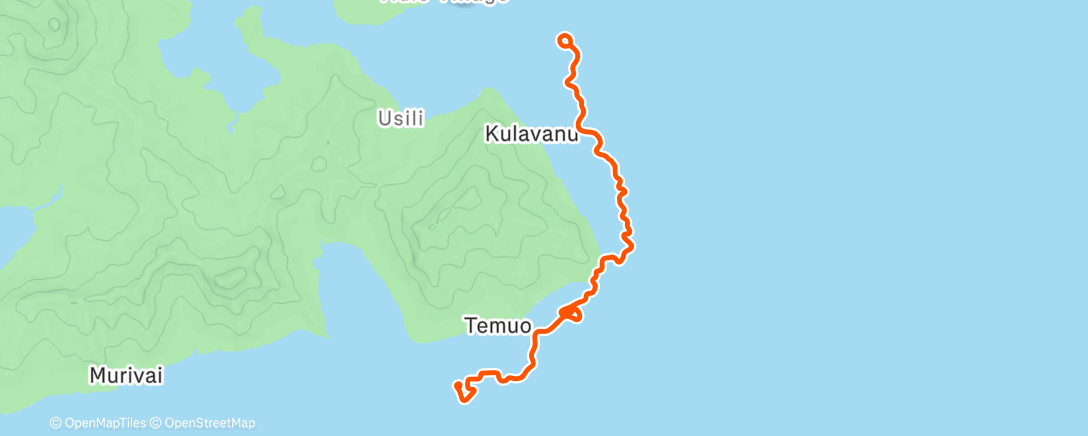 Map of the activity, Zwift - Southern Coast Cruise in Watopia