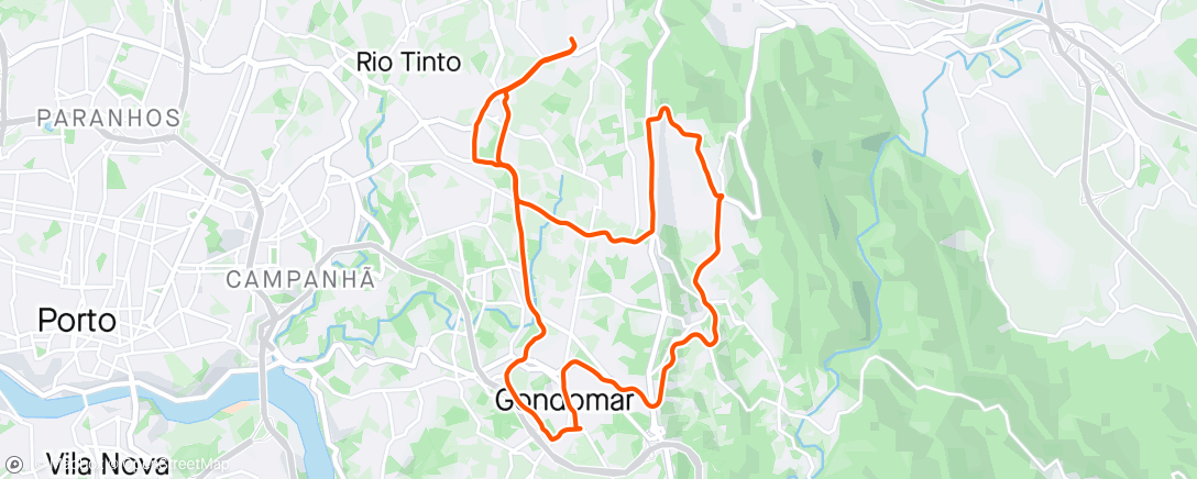 Map of the activity, Morning Ride