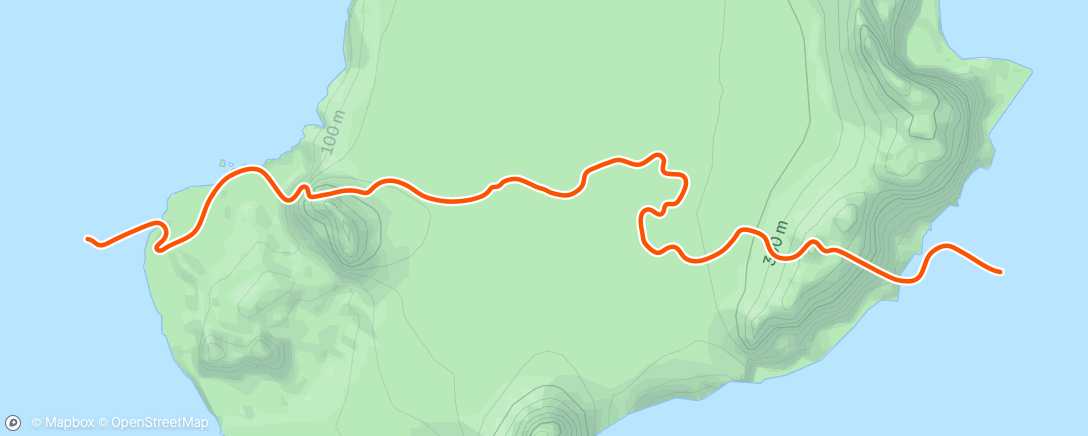 Mapa da atividade, Zwift - Pacer Group Ride: Watopia's Waistband in Watopia with Maria