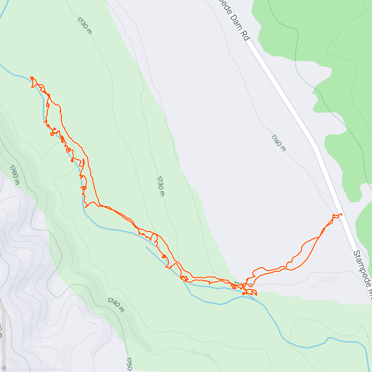 Map of the activity, Fishing the Little Truckee is popular
