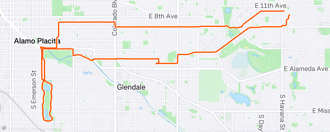 Map of the activity, Chasin