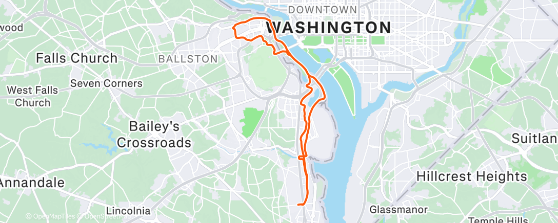 Карта физической активности (Monday coffee. It’s all starting up again. #tandem. #newspoke)