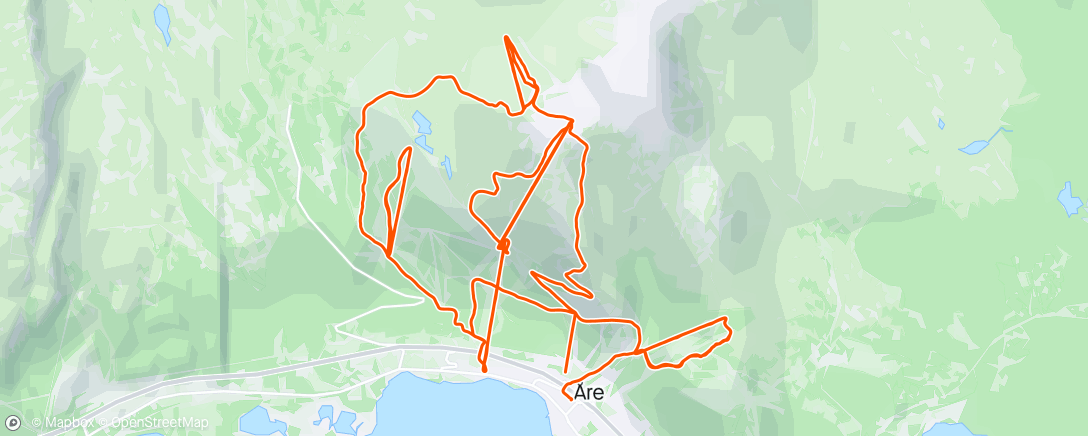 Map of the activity, ⛷️🗻🇸🇪 Åre 🐣