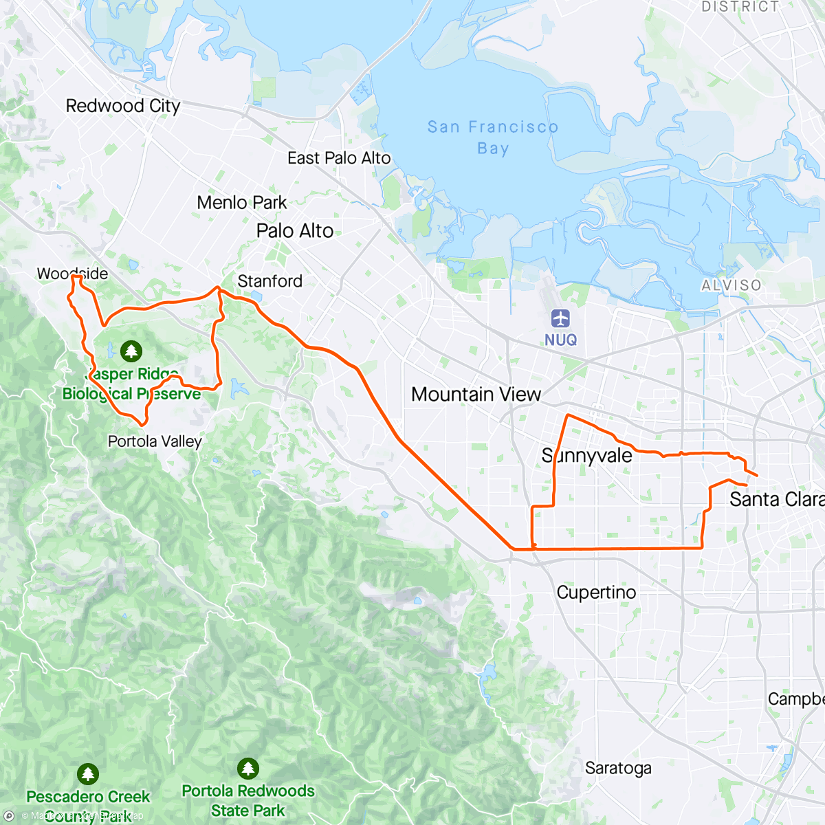 Map of the activity, First group ride with e-bike 😜